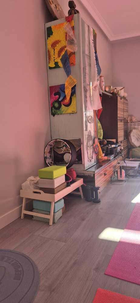Apsarah Yoga vestidores y cajas